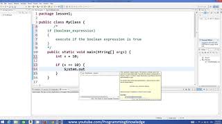 Java Tutorial For Beginners 8 IF ELSE Statements and Relational Operators Full HD