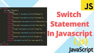 Switch statements in javascript in hindi || Javascript tutorial for beginners - 13
