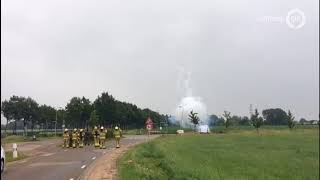 Beelden van de ontploffing Elst