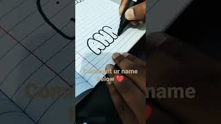 How to write ANNA in bubble letters !