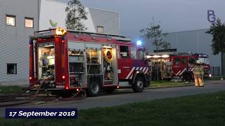 Grote binnenbrand verooraakt enorme schade in Heteren