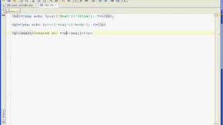 Cakephp Blog Tutorial Part 4 - Using the Read and Html Link Methods