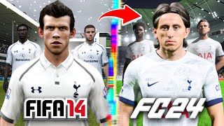 I Rebuild Tottenham From FIFA 14 to FC 24!