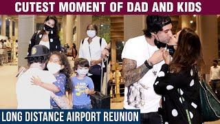 Sunny Leone & Daniel Weber Emotional Reunion At Airport, Dad's Cutest Moment Wit