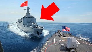 Chinese Ship Gets TOO CLOSE to US Navy Destroyer – BIG MISTAKE