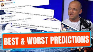 Josh Pate On BEST & WORST CFB Predictions - Part 2 (Late Kick Cuts)