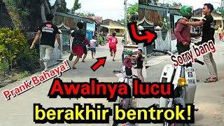 Prank lari kocar kacir | Awalnya NGAKAK berujung rusuh - Prank indonesia #Part2 #Prankindonesia