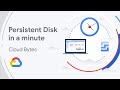 Persistent Disk in a minute