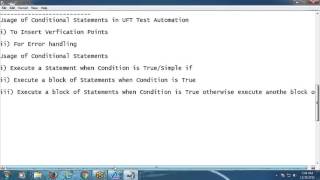 VBScript Conditional Statements