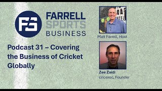 31 Covering the Business of Cricket Globally with Zee Zaidi, Founder of cricexec