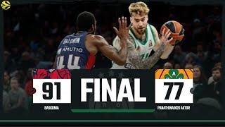 Baskonia - Panathinaikos 91-77 | Euroleague R22 Highlights | 17.01.2025