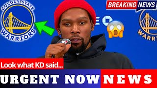 🌉😱BOMB ON GSW!!!! THE BEST NEWS ABOUT KEVIN DURANT ON WARRIORS! GOLDEN WARRIORS NEWS🌉😱
