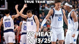 Dallas Mavericks Team Highlights vs the Heat (02.13.2025)