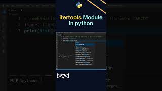 What is itertools Module in Python ? How to find Combination of Letters of Word in Python ? #shorts
