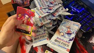 Opening OP-05 Japanese Booster Box ONE PIECE