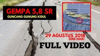 Gempa Gunung Kidul 29 Agustus 2018 Dini Hari