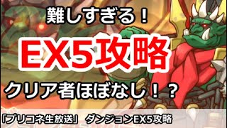 【プリコネ】難しすぎ！ダンジョンEX5攻略！クリア者がほぼいない！？【プリンセスコネクト！】