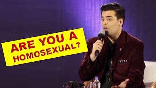 Are You A Homosexual ? | Karan Johar | Best Answer By Karan Johar