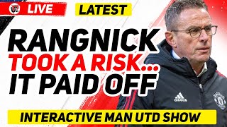 Rangnick's BIG RISK Pays Off: Top Coaching Decision | Man Utd News