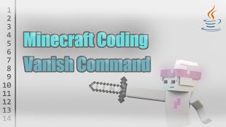 Minecraft Speed Coding | Vanish Command | Source Code in description!
