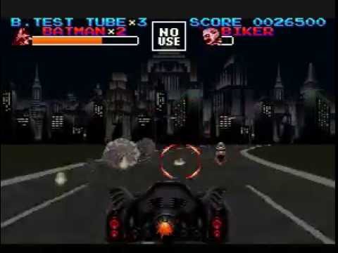 Batman Returns Super Nintendo SNES Scene 5 To The Batmobile! Gameplay ...