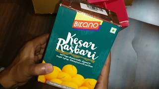 Bikano Rasgulla | Kesar Rasbari | Matar Masala | Bikaneri Bhujia | MUSTBUY | Unboxing