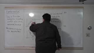Week 5 Lecture - Optimization