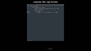 Leetcode 263. Ugly Number in Python | Python Leetcode | Python Coding Tutorial | Python Coding ASMR