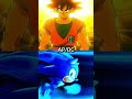 silver versus trunks shadow vs Vegeta sonic vs Goku