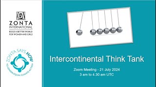 20240721 Intercontinental Think Tank July 2024