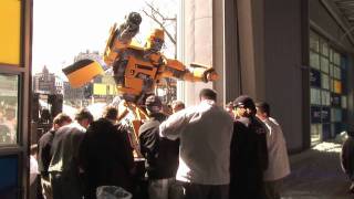 2000 pound Transformers Bumblebee Camaro pastry created by "Cake Boss" Buddy Valastro