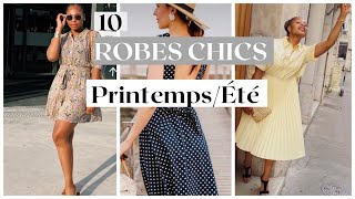 10 ROBES ELEGANTES à porter au quotidien ce PRINTEMPS / ETE 2023 Lookbook casual chic