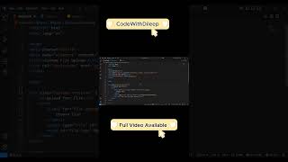 "How to Create a Custom File Upload Feature in HTML, CSS, and JavaScript – Tutorial".#coding