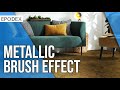 Premium Floor Paint - Metallic Brush Effect