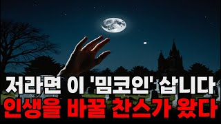 저라면 이 '밈코인' 묻어두고 3개월 들고 갑니다. 조용히 관심가지면 좋을 밈코인