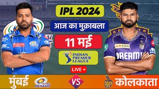 🔴Live: KKR vs MI Match Live | TATA IPL 2024 | Live Cricket Match Today | KKR vs MI | Cricket 19