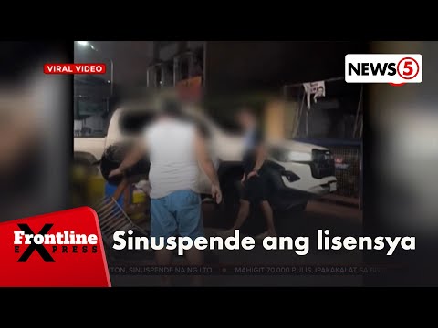Lisensya Ng Driver Na Nanakakit Sa Mag Amang Nagkakariton Sinuspende