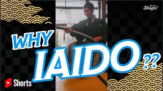 Why is Iaido called "居合道 IAIDO?" Why didn't they just call it "刀道 KATANA-DO?" #Shorts