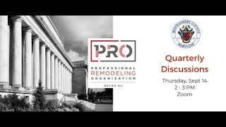 PRO / Montgomery Co. DPS Quarterly Discussion - 9/14/23