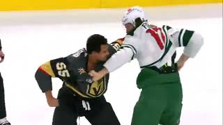 Marcus Foligno vs keegan kolesar - minnesota wild