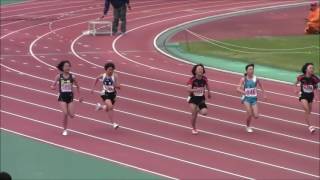 160510 中学市内総体 1年女子100m決勝