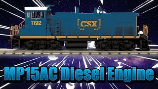 MTH RailKing Scale CSX MP15 AC O Gauge 3 Rail