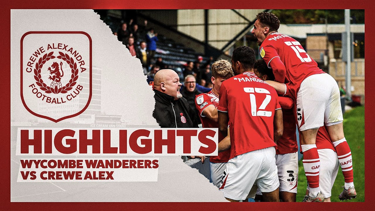 21-22 HIGHLIGHTS | Wycombe Wanderers 2-1 Crewe Alexandra - YouTube