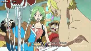 One Piece Funny Moment : Sanji finds out who donated blood for him