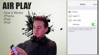 Airplay iOS 8 how to activated , mirroring iPhone iPad iPod apple tv