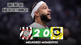 UM TIME QUE NUNCA DESISTE | Corinthians 2 x 0 São Bernardo | Melhores Momentos | Paulistão 2025