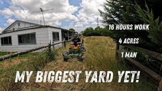 This Is My BIGGEST Yard and Lawn Clean Up Yet!