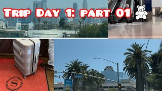 Our 1st Trip of the Year; traveling from YVR to LAX ✈️Los Angeles trip day 01:part 01 #travelvlog