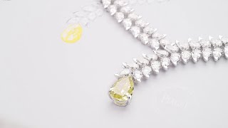 High Jewellery Yellow Diamond Heliconia Necklace I PIAGET