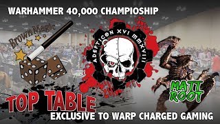 Adepticon 2018 Championship Top Table! Tyranids vs Chaos Warhammer 40k Tournament Coverage